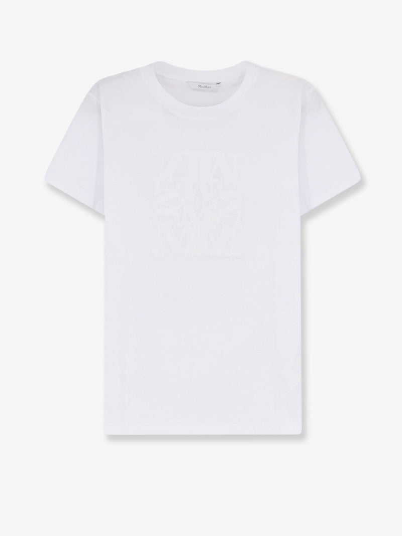 Max Mara Max Mara Mxmgiovane Cotton T-Shirt White - World Class Fashion