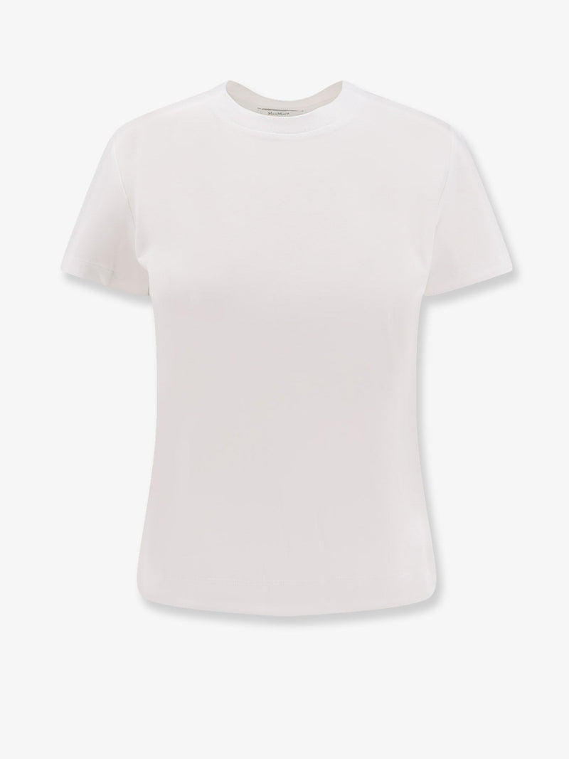 Max Mara Max Mara Donata Cotton T-Shirt White - World Class Fashion