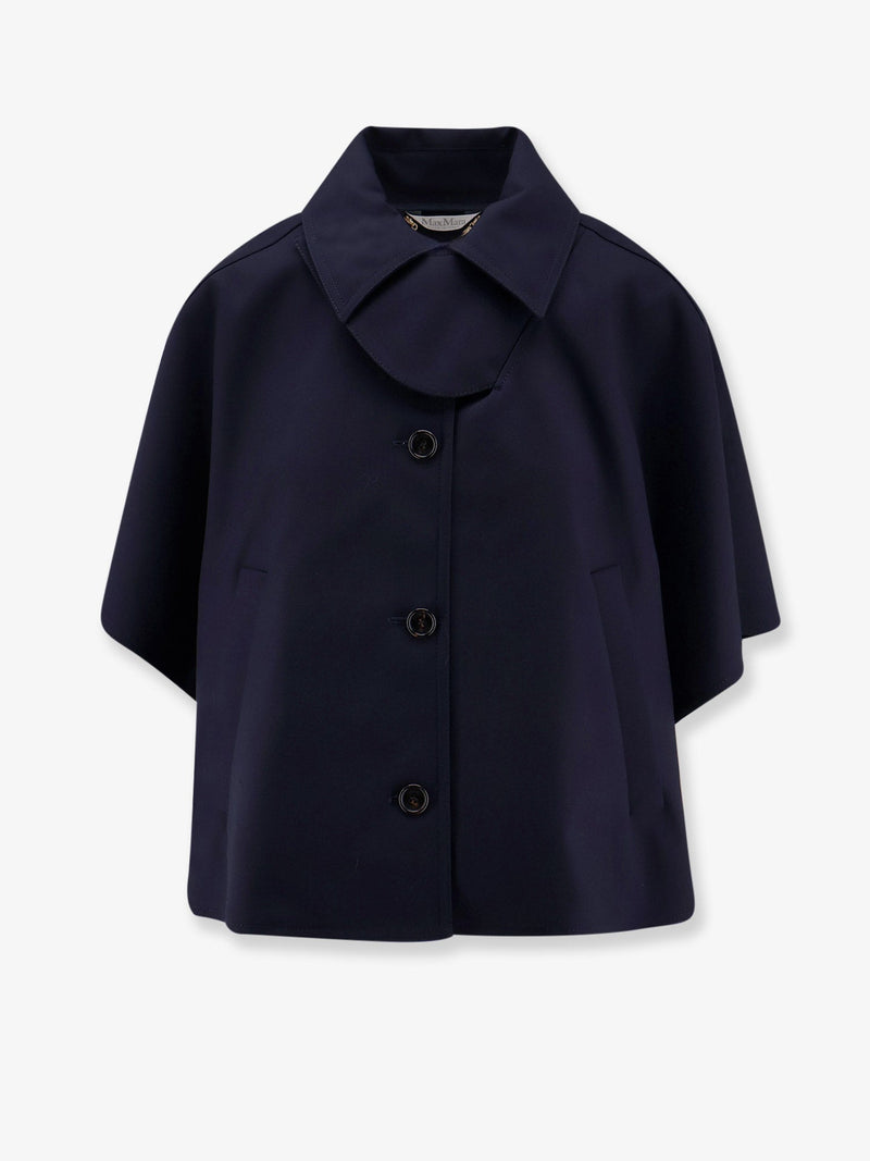 Max Mara Capa de algodón Max Mara Mxapaggio azul - World Class Fashion