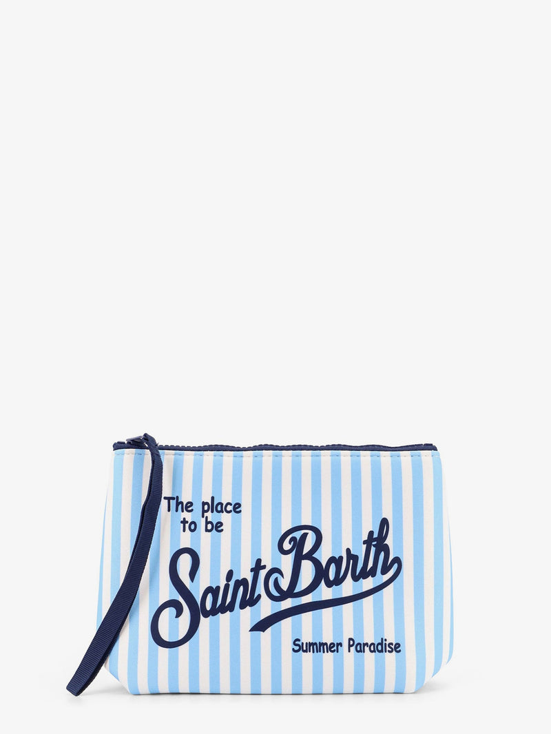 MC2 Saint Barth MC2 Saint Barth Aline Scuba Clutch Blue - World Class Fashion