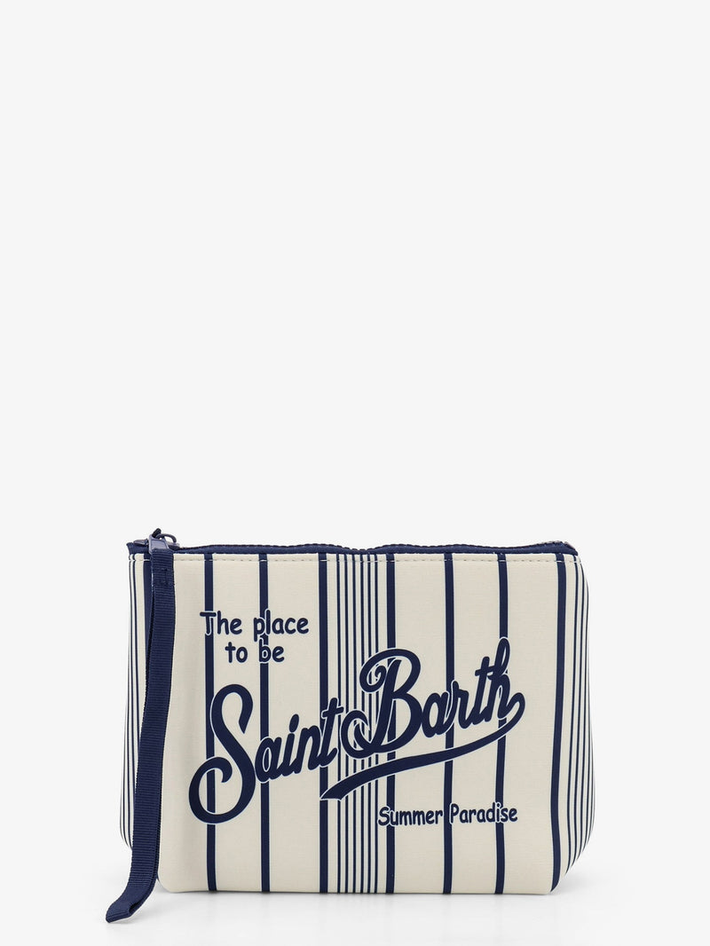 MC2 Saint Barth MC2 Saint Barth Aline Scuba Clutch Blue - World Class Fashion