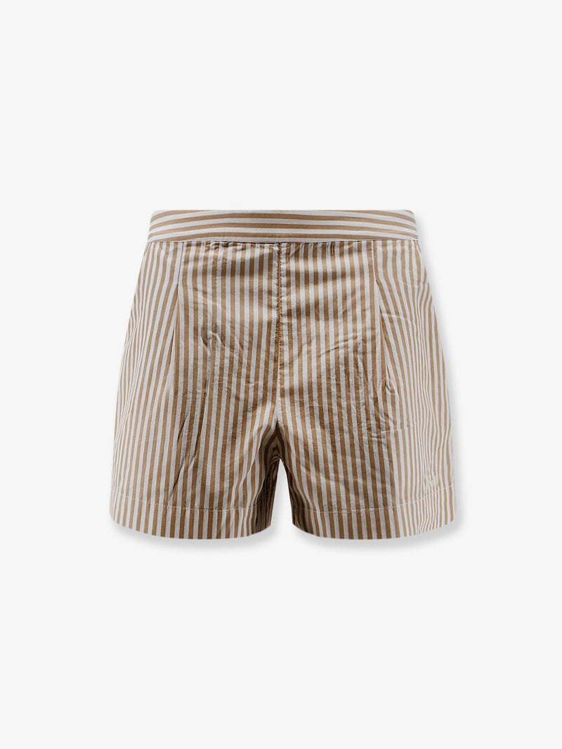 MC2 Saint Barth MC2 Saint Barth Amani Bermuda de algodón beige - World Class Fashion
