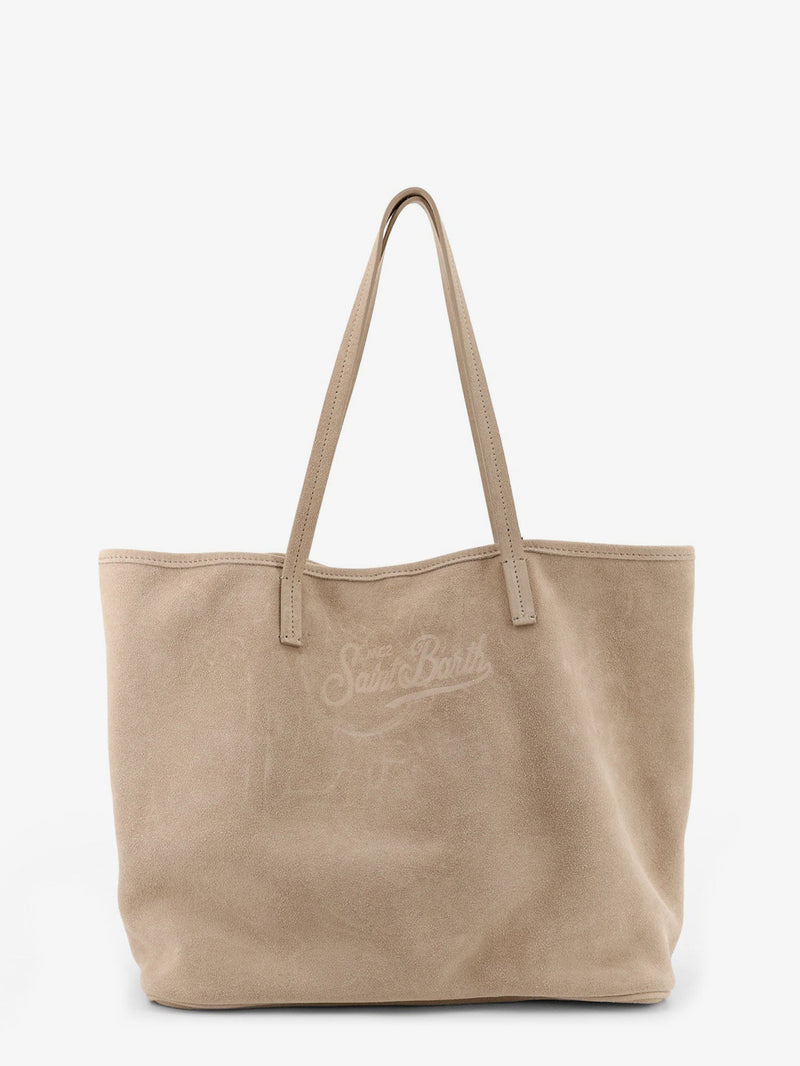 MC2 Saint Barth MC2 Saint Barth Bolso de Ciudad de Ante Beige para Mujer - World Class Fashion