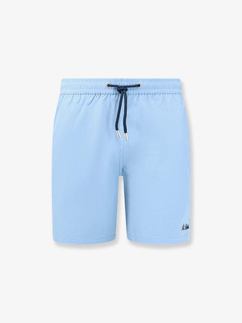 MC2 Saint Barth MC2 Saint Barth Bañador Boxer de Nylon Reciclado Azul - World Class Fashion