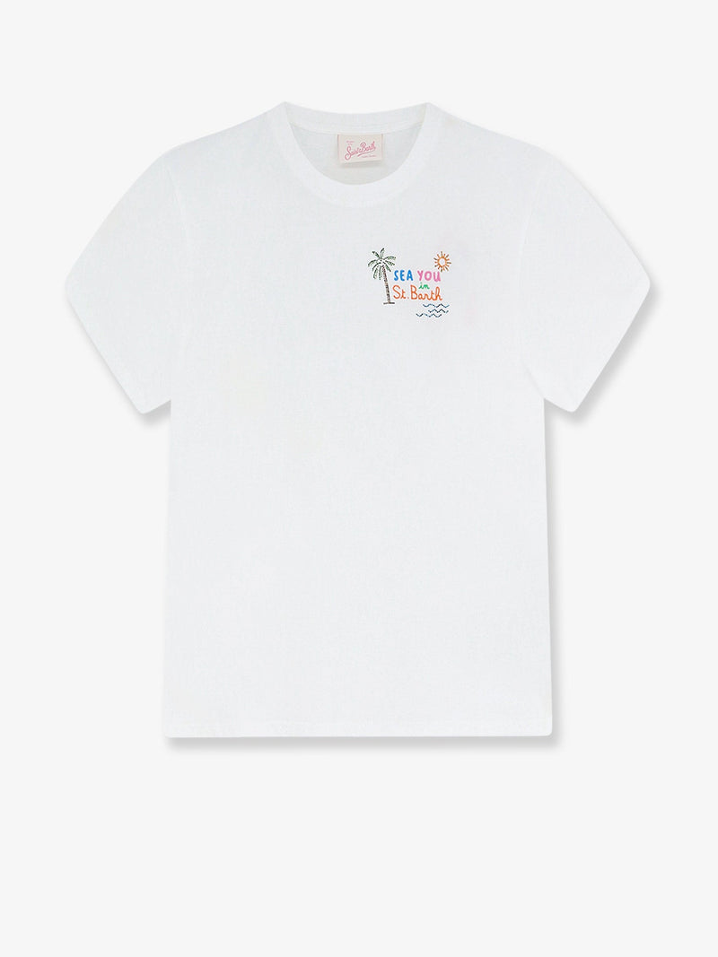 MC2 Saint Barth MC2 Saint Barth Emilie Cotton T-Shirt White - World Class Fashion