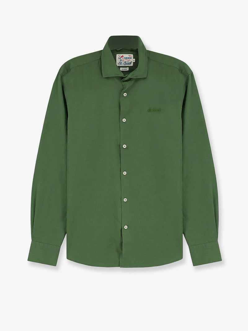 MC2 Saint Barth MC2 Saint Barth Ice Cotton Shirt Green Men - World Class Fashion