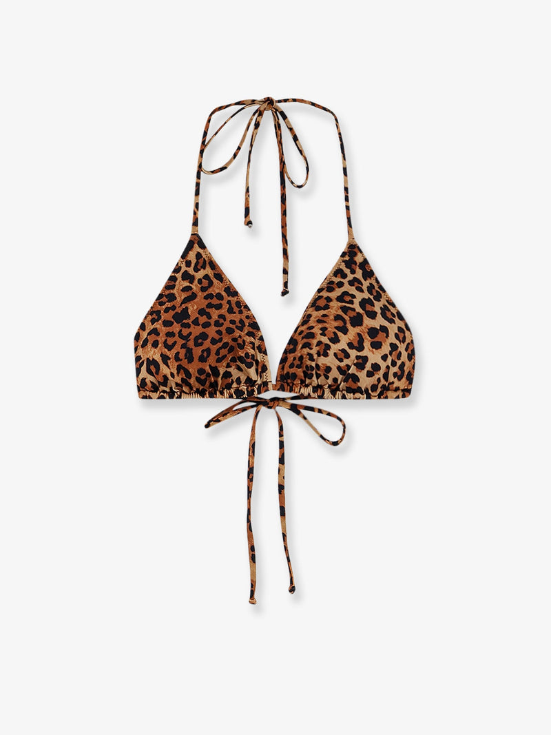 MC2 Saint Barth MC2 Saint Barth Leah Nylon Bikini Top Animal Print - World Class Fashion