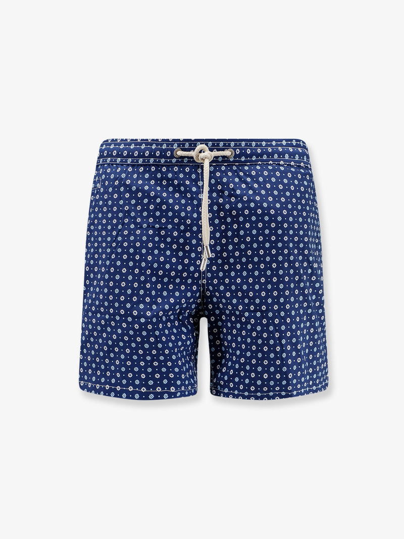 MC2 Saint Barth MC2 Saint Barth Pantalones Cortos de Baño de Nailon Azules para Hombre - World Class Fashion