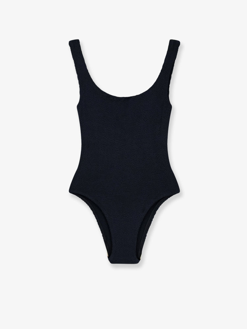 MC2 Saint Barth MC2 Saint Barth Lora Crinkle One-Piece Swimsuit Black - World Class Fashion