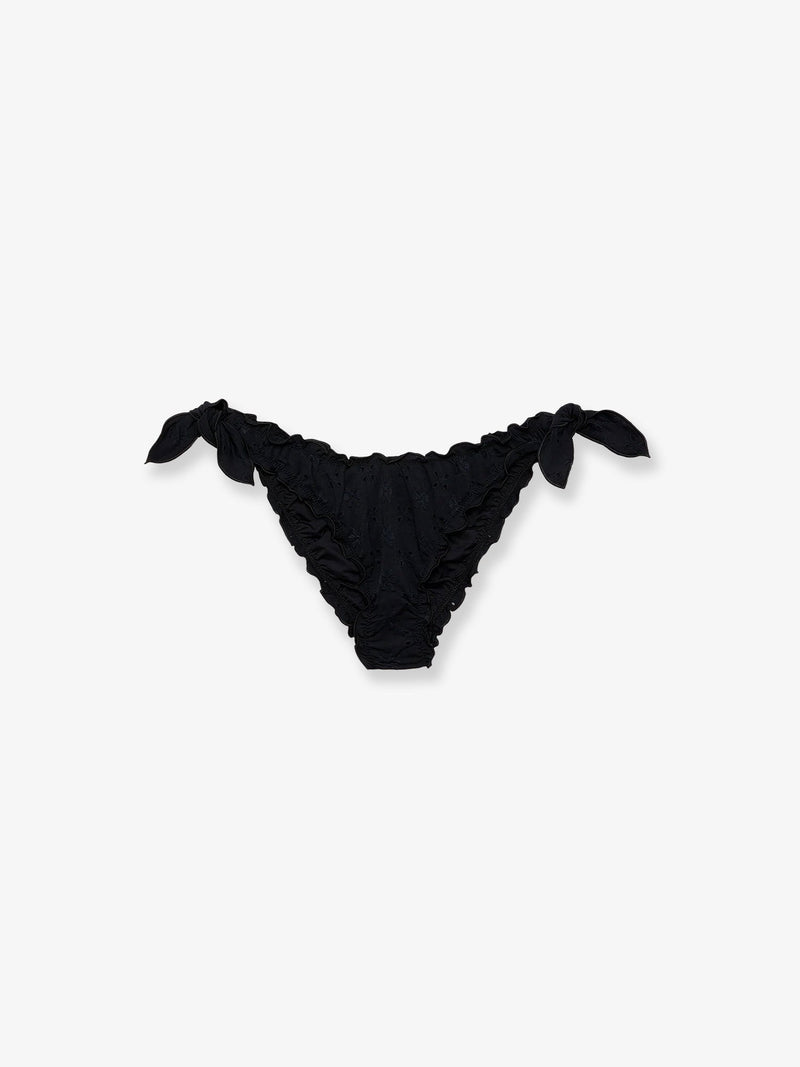 MC2 Saint Barth MC2 Saint Barth Moon Lurex Bikini Bottoms Black - World Class Fashion