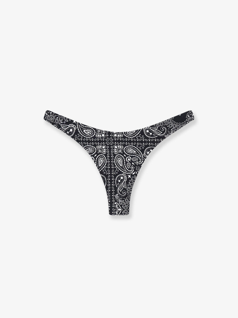 MC2 Saint Barth MC2 Saint Barth Stretch Nylon Bikini Bottoms Black - World Class Fashion