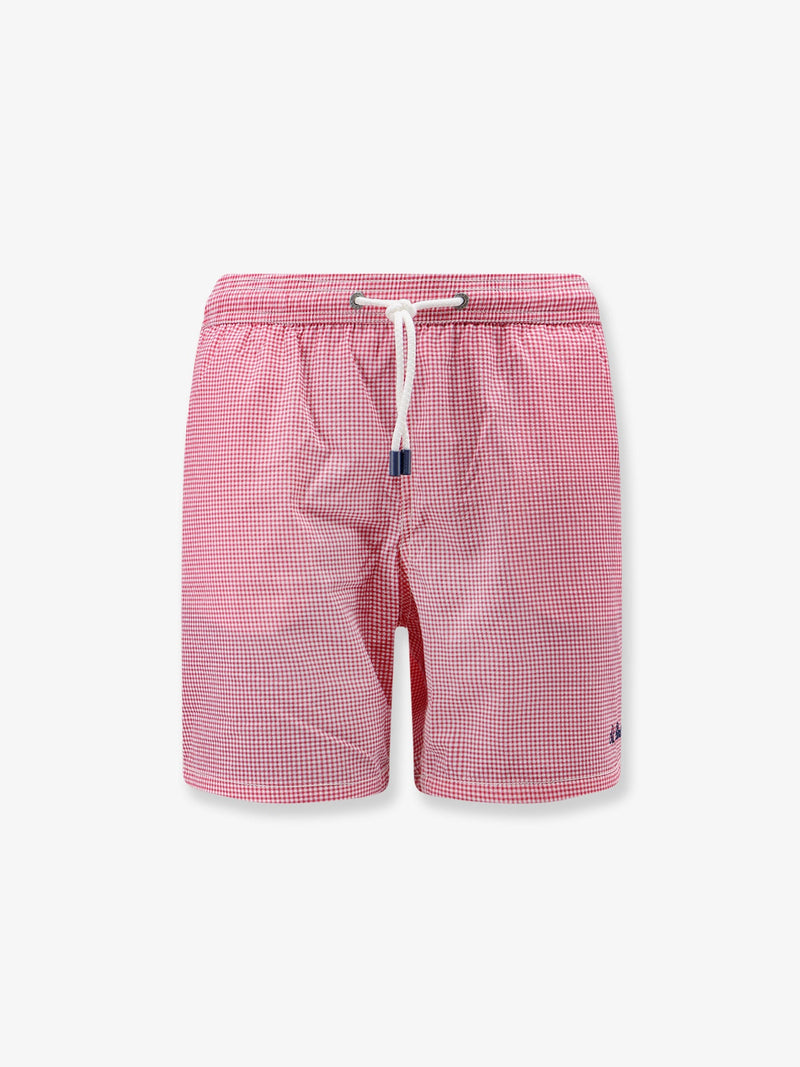 MC2 Saint Barth MC2 Saint Barth Patmos Nylon Swim Trunks Pink - World Class Fashion