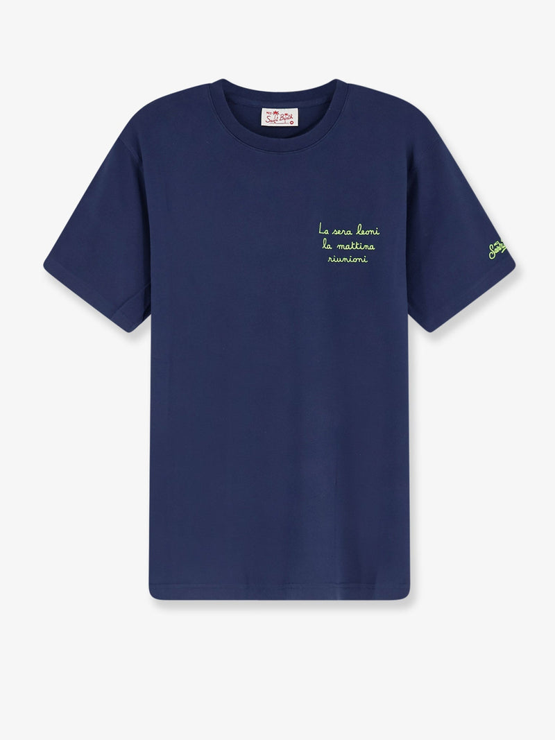 MC2 Saint Barth MC2 Saint Barth Cotton T-Shirt Blue Men - World Class Fashion