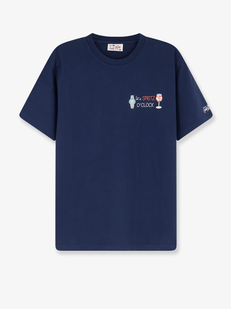 MC2 Saint Barth MC2 Saint Barth Portofino Cotton T-Shirt Blue - World Class Fashion