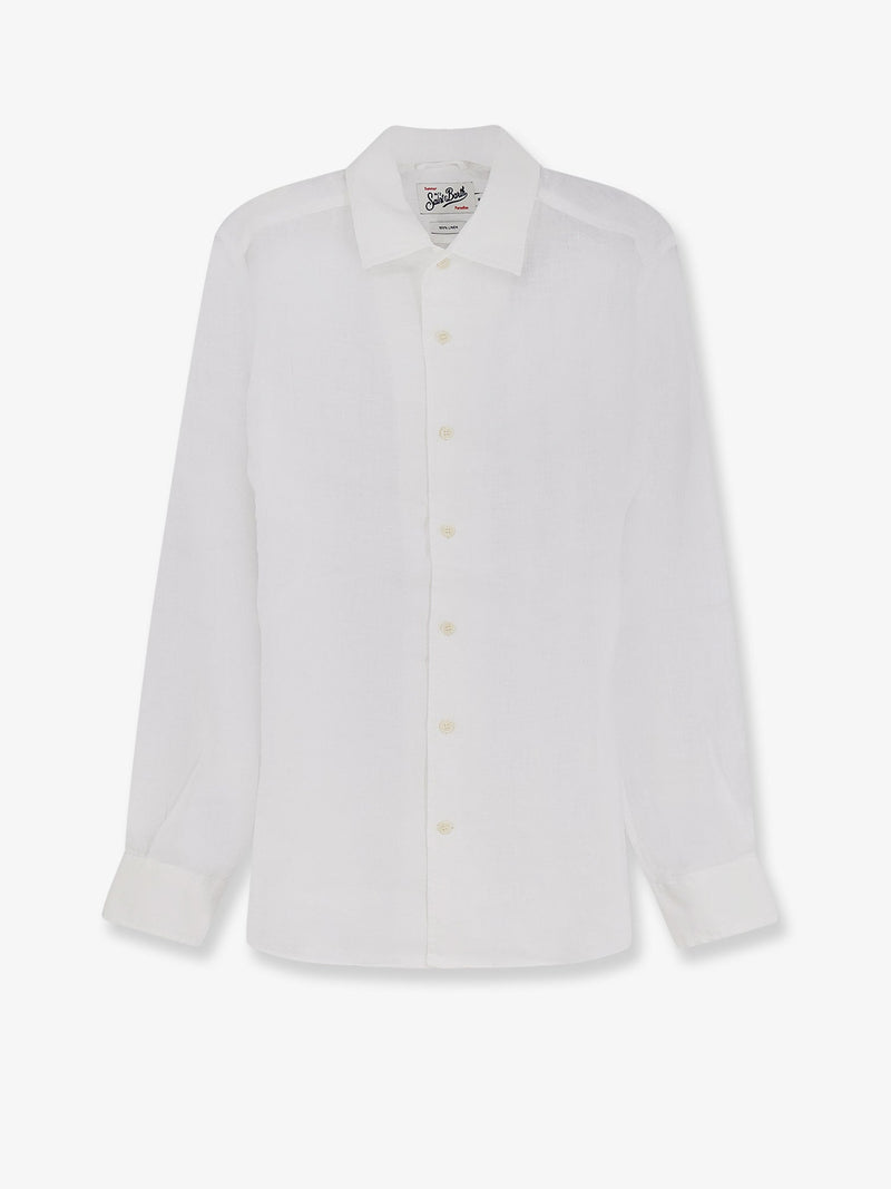 MC2 Saint Barth MC2 Saint Barth Linen Shirt White Men - World Class Fashion