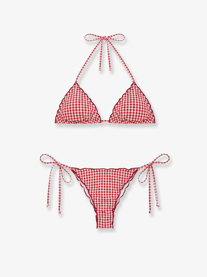 MC2 Saint Barth MC2 Saint Barth Sagitami Nylon Bikini Red - World Class Fashion