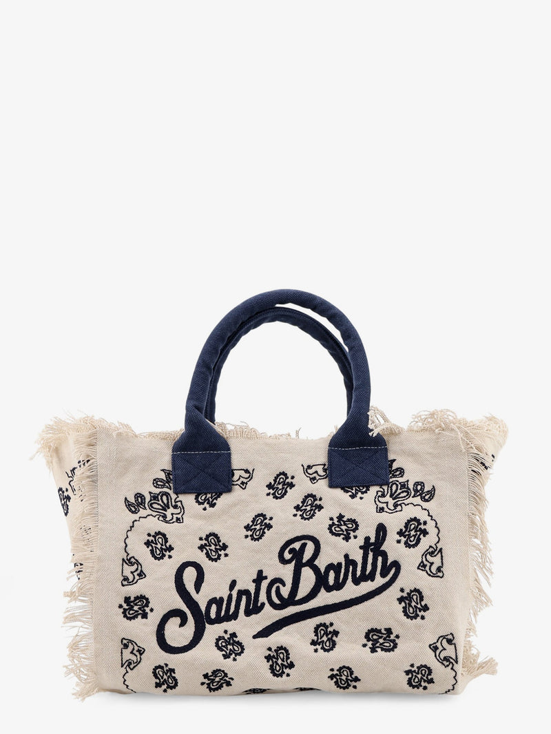 MC2 Saint Barth MC2 Saint Barth Vanity Cotton Handbag Beige - World Class Fashion