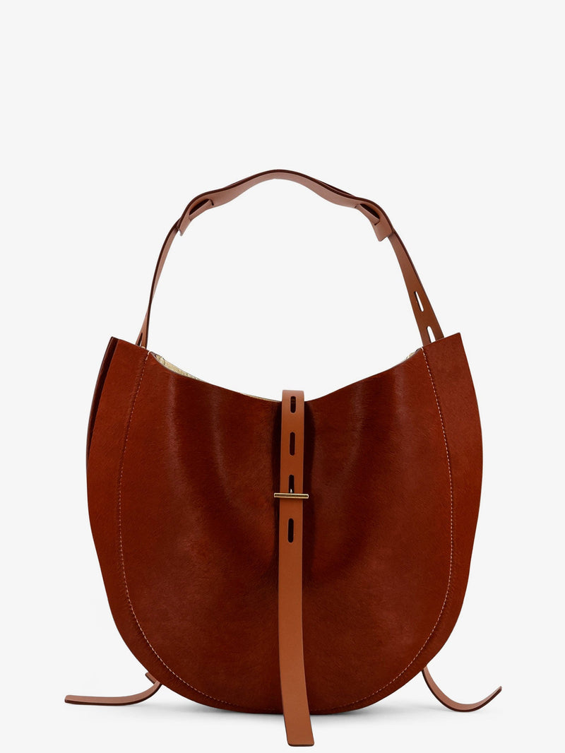 Mino Bossi Mino Bossi Liz Pony Skin Shoulder Bag Brown - World Class Fashion