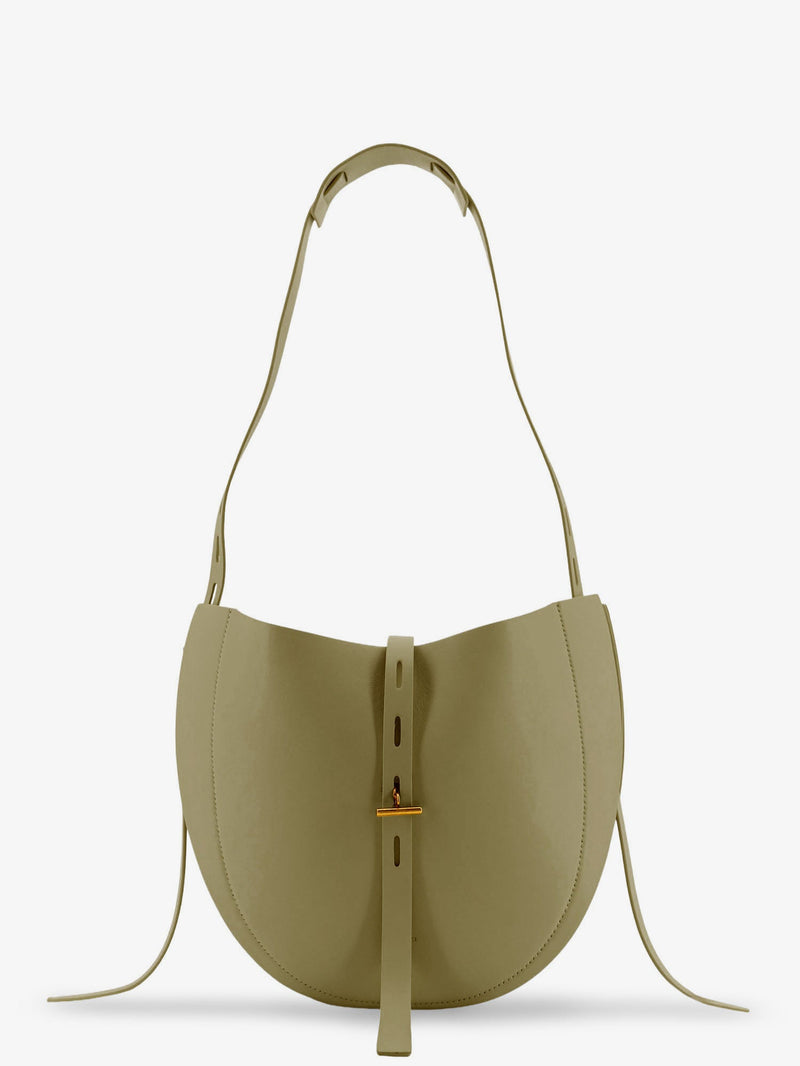 Mino Bossi Mino Bossi Lizzie Leather Crossbody Bag Green - World Class Fashion