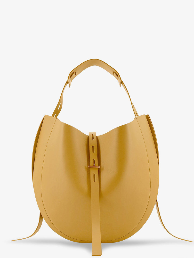 Mino Bossi Mino Bossi Liz Leather Crossbody Bag Yellow - World Class Fashion