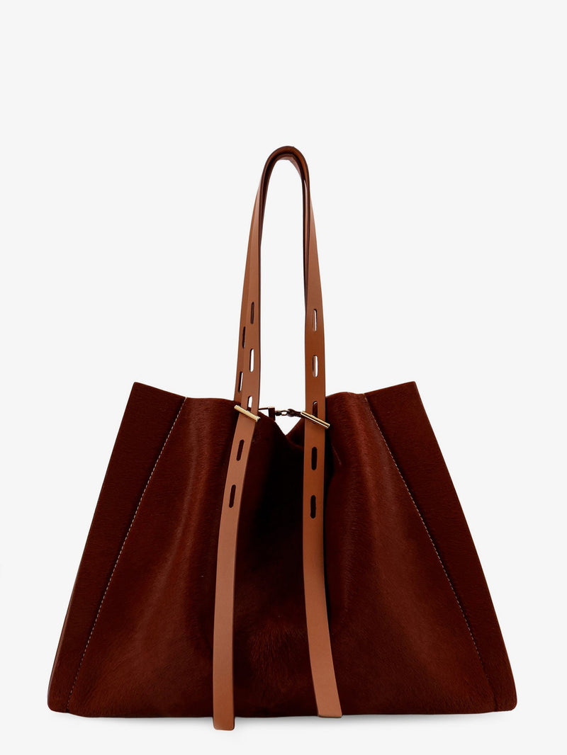 Mino Bossi Mino Bossi Paula Pony Skin Shoulder Bag Brown - World Class Fashion