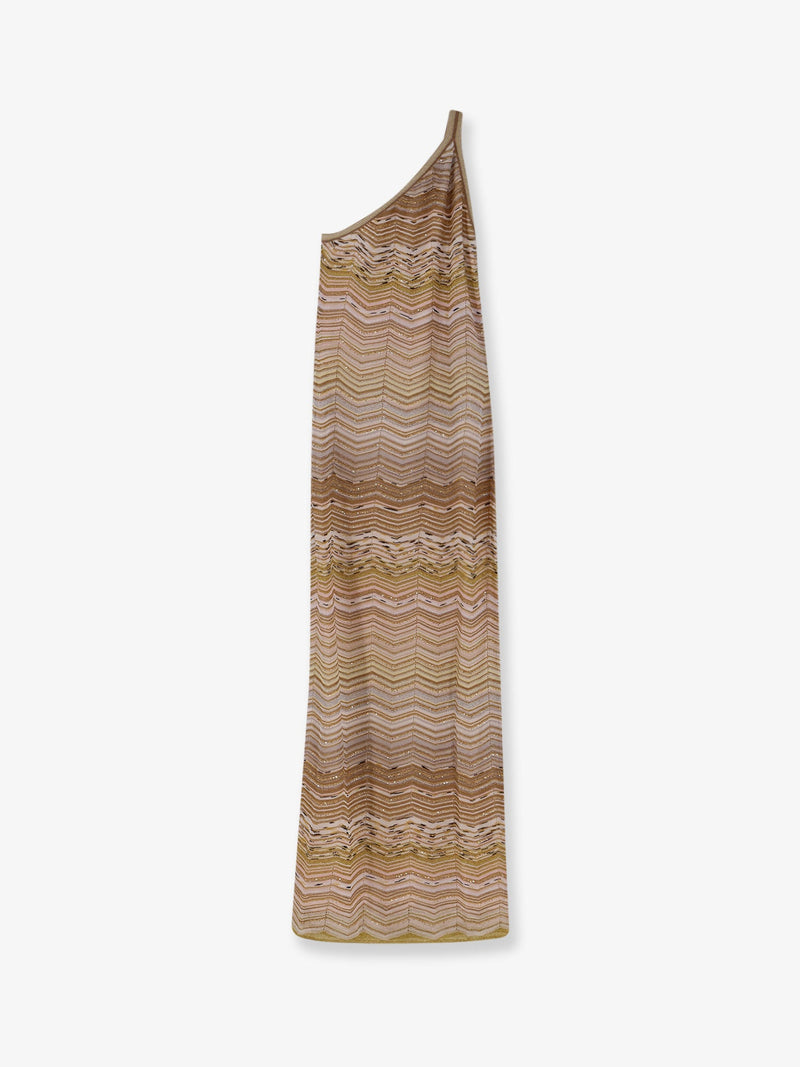 Missoni Vestido largo de viscosa Missoni multicolor - World Class Fashion