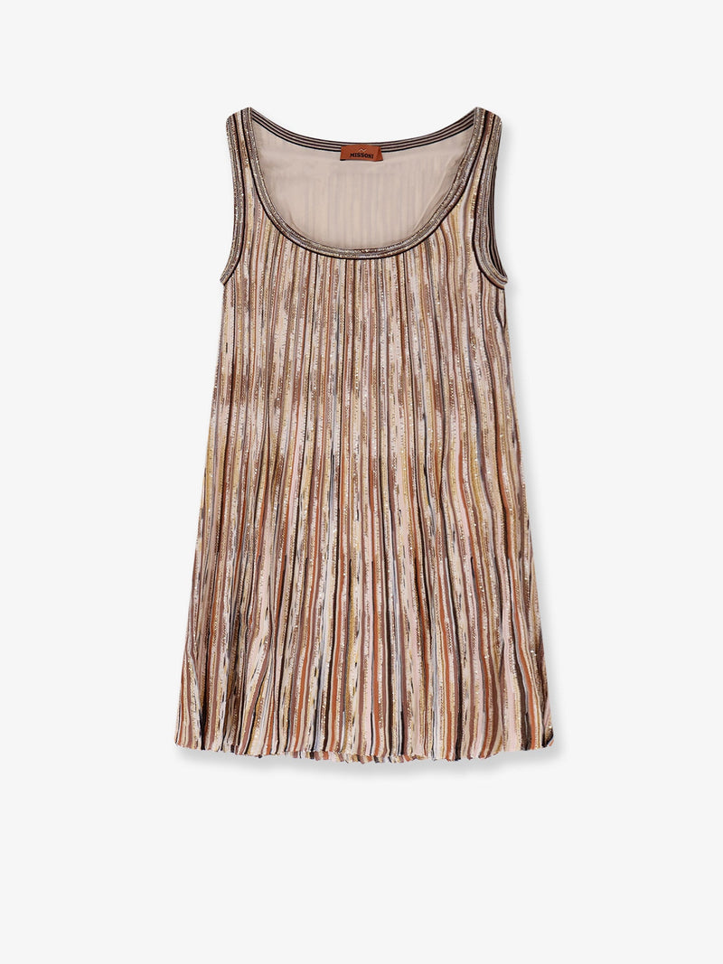Missoni Vestido de lentejuelas Missoni de mezcla de viscosa multicolor para mujer - World Class Fashion