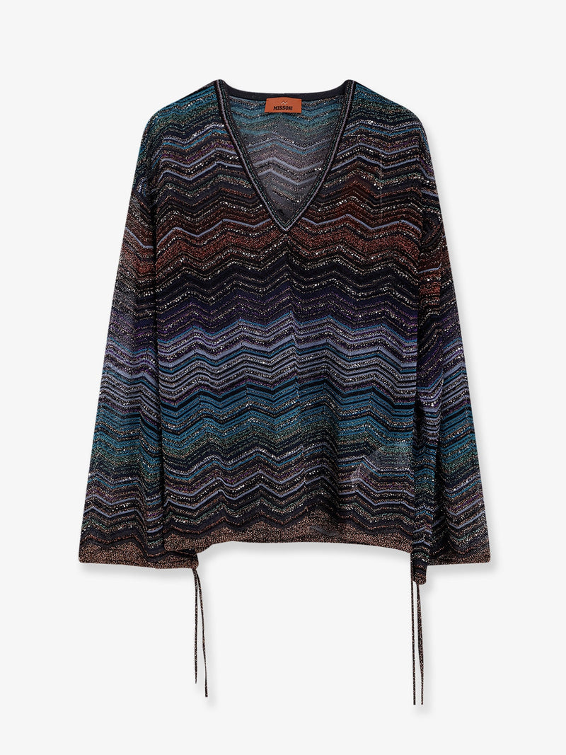 Missoni Suéter Missoni de viscosa y fibra metálica multicolor - World Class Fashion