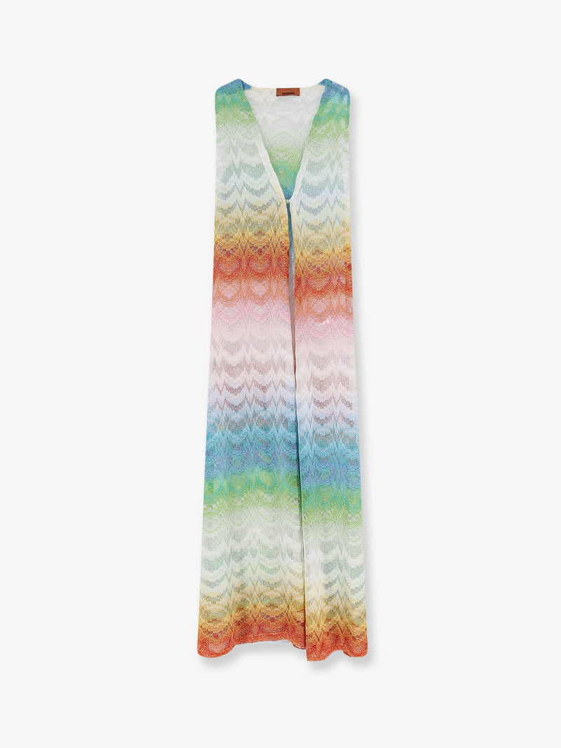 Missoni Missoni Vestido Largo Viscosa para Cubrir Multicolor - World Class Fashion