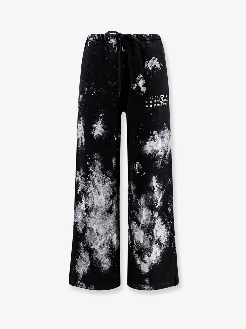 MM6 Maison Margiela Pantalón de chándal de algodón MM6 Maison Margiela Negro - World Class Fashion