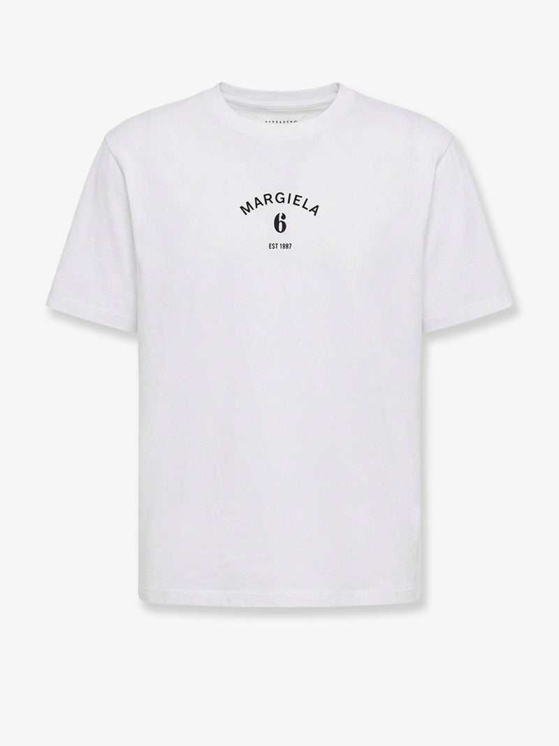 MM6 Maison Margiela MM6 Maison Margiela Cotton T-Shirt White Women - World Class Fashion