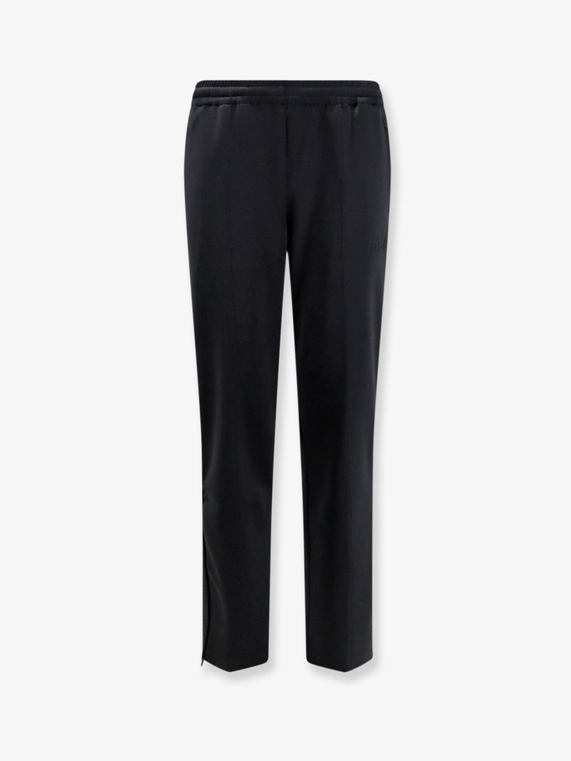 MM6 Maison Margiela MM6 Maison Margiela Pantalón Jogger de Mezcla de Algodón Negro - World Class Fashion
