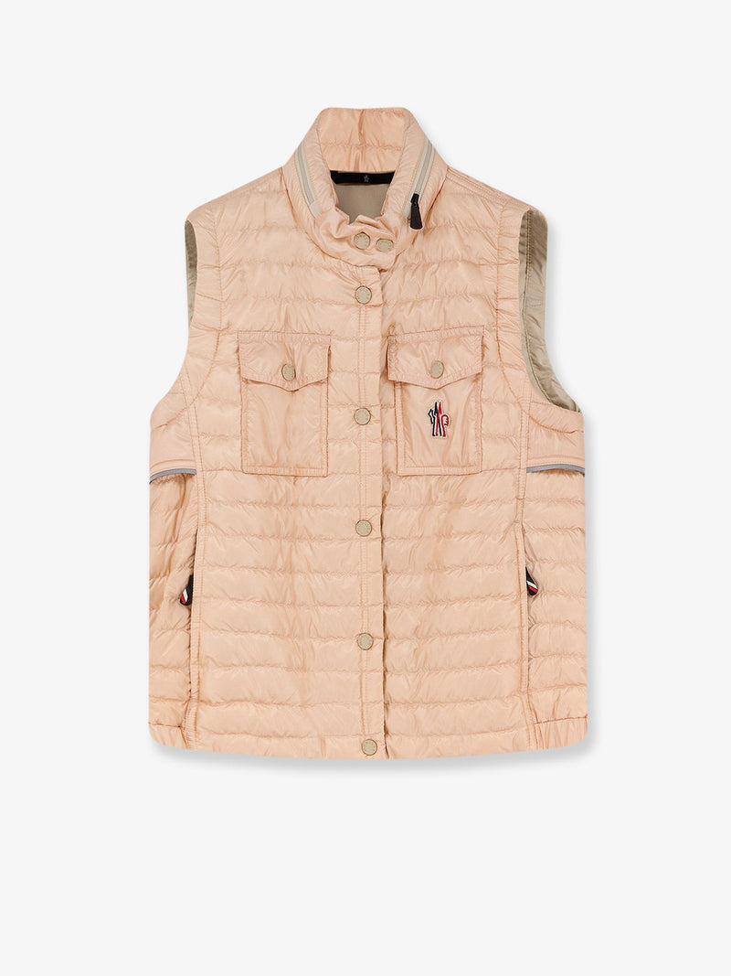 Moncler Grenoble Moncler Grenoble Chaleco de plumas sin mangas Gumiane Rosa - World Class Fashion