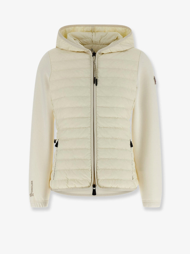 Moncler Grenoble Chaqueta de neopreno Moncler Grenoble blanca para mujer - World Class Fashion