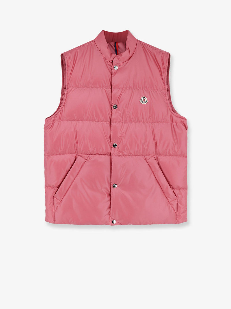 Moncler Moncler Restigo Sleeveless Down Jacket Pink - World Class Fashion