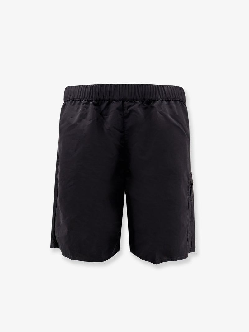 Moncler Moncler Nylon Swim Trunks Black Men - World Class Fashion