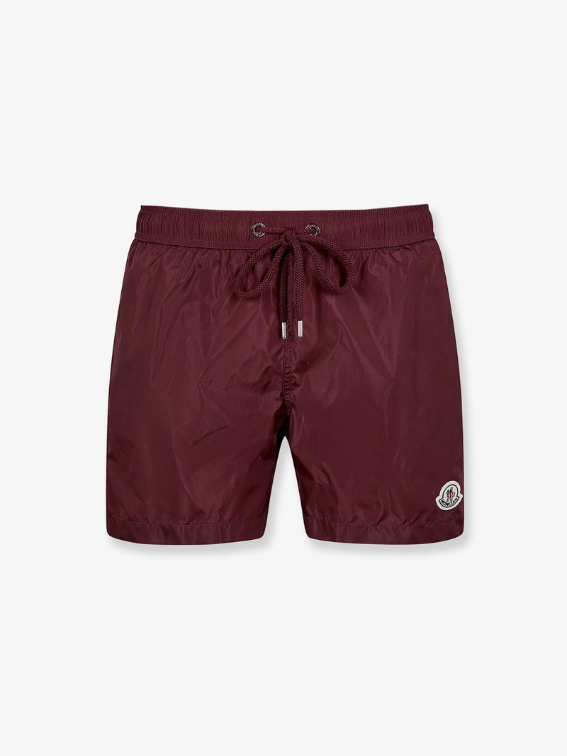 Moncler Moncler Nylon Swim Trunks Brown Men - World Class Fashion