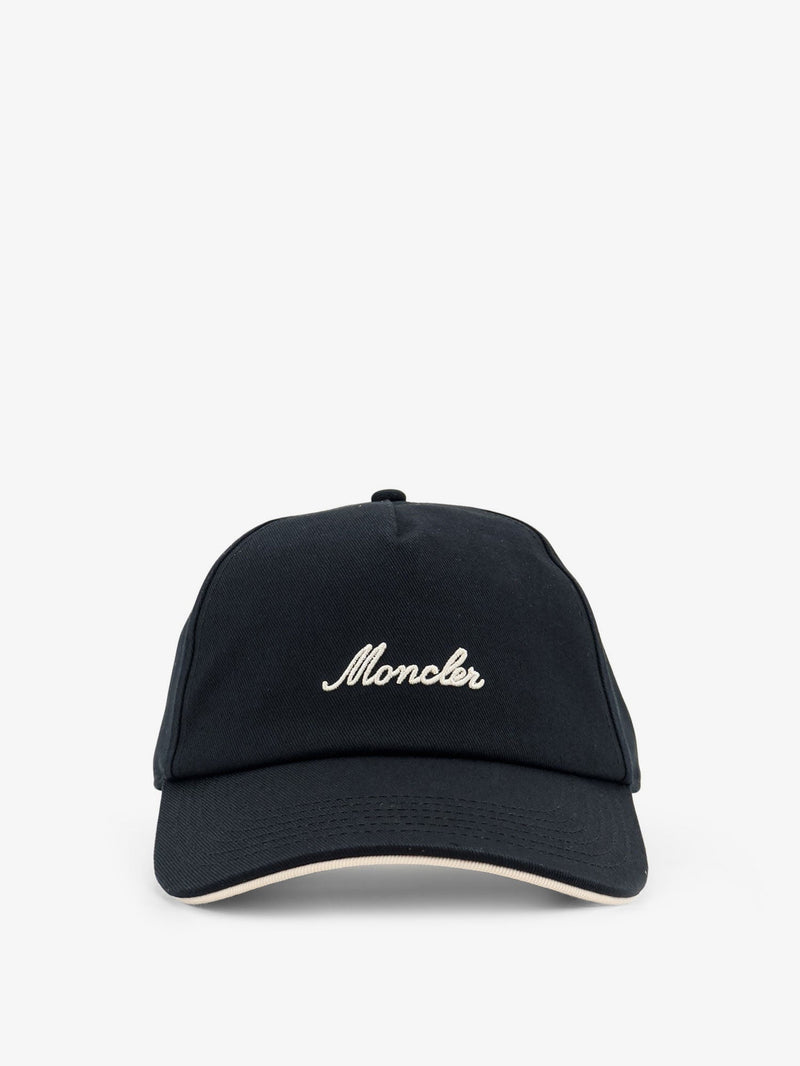 Moncler Moncler Cotton Baseball Hat Black Men - World Class Fashion