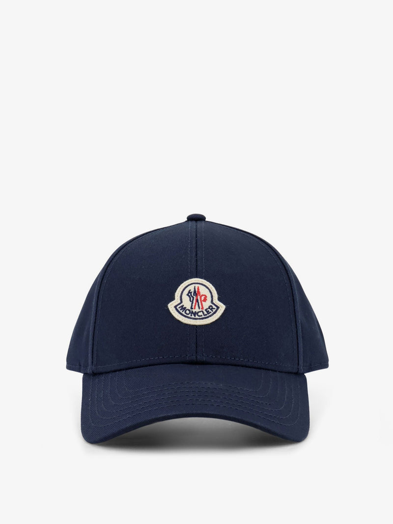 Moncler Moncler Cotton Baseball Hat Blue - World Class Fashion