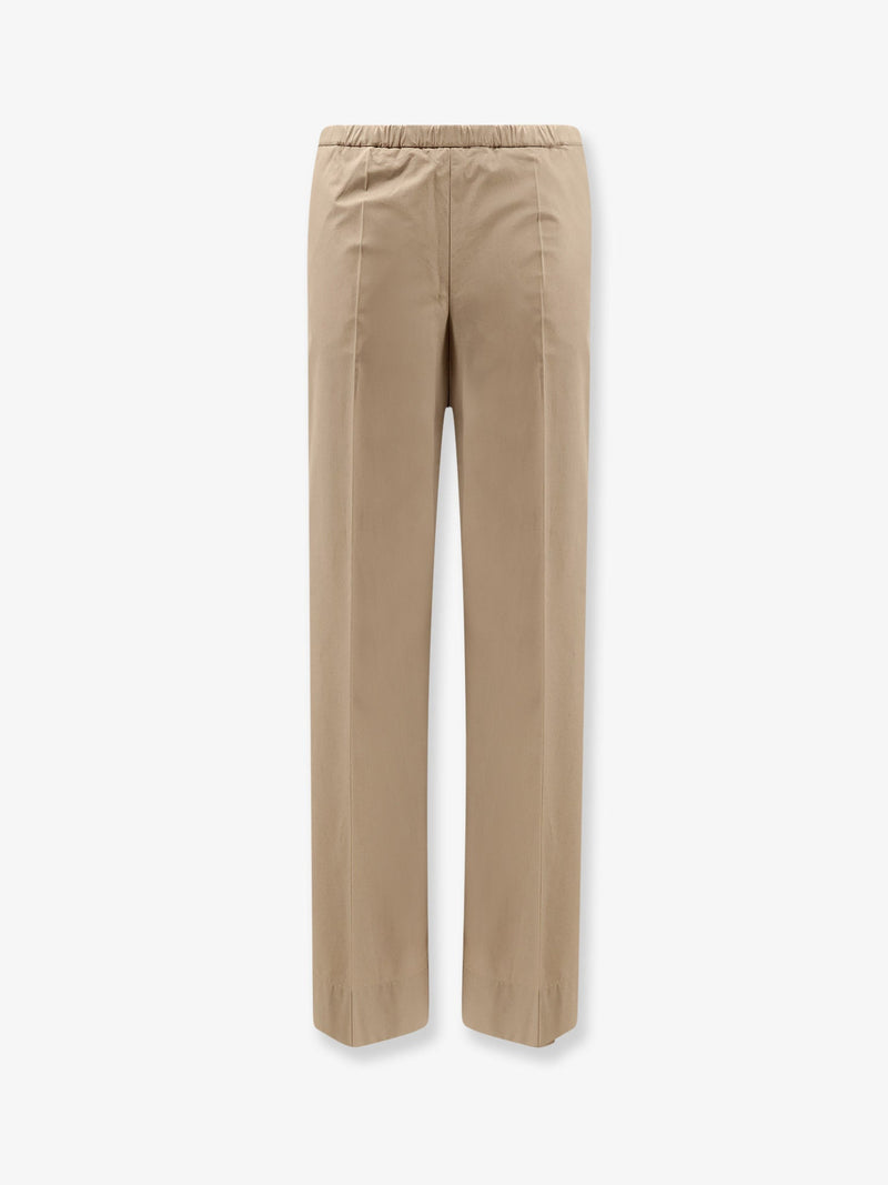 Moncler Moncler Cotton Trousers Beige Women - World Class Fashion
