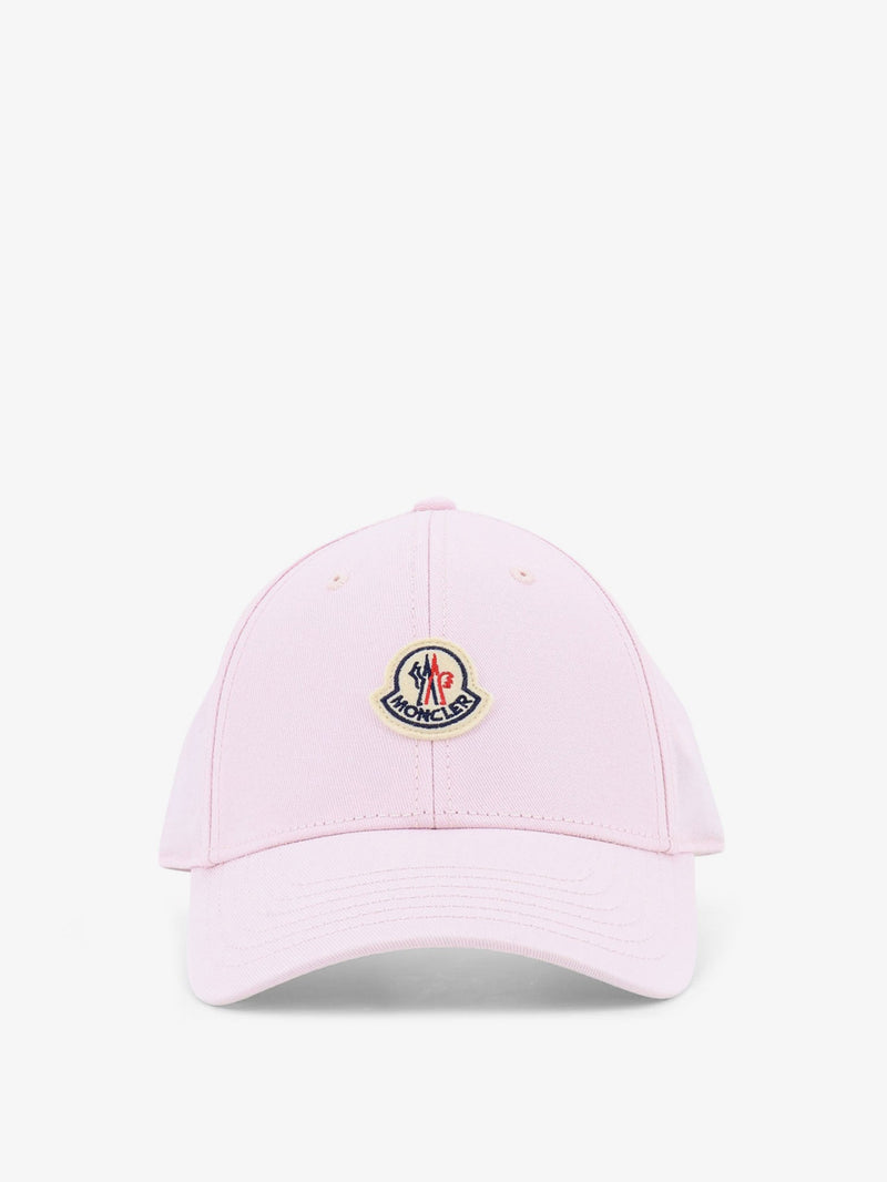 Moncler Moncler Cotton Baseball Hat Pink - World Class Fashion