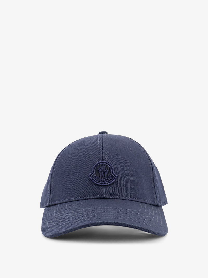 Moncler Moncler Cotton Baseball Hat Blue - World Class Fashion