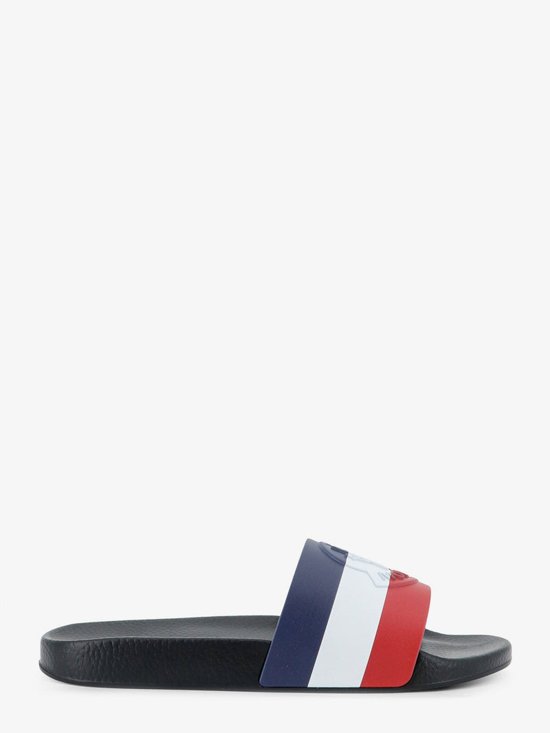 Moncler Moncler Basile Rubber Sandals Black Men - World Class Fashion