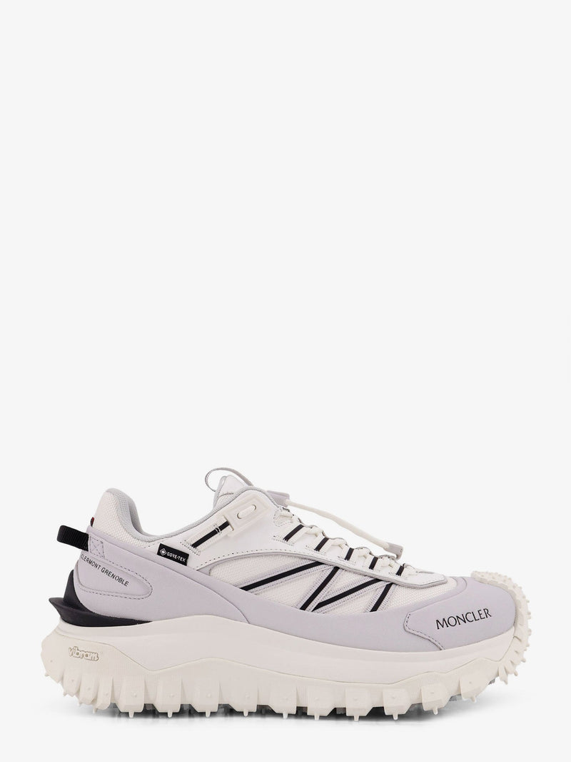 Moncler Moncler Trailgrip GTX Leather and Ripstop Sneakers Grey - World Class Fashion