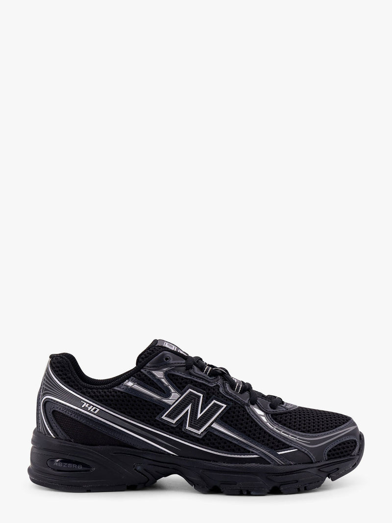 New Balance Zapatillas New Balance 740 de malla en negro y plateado - World Class Fashion