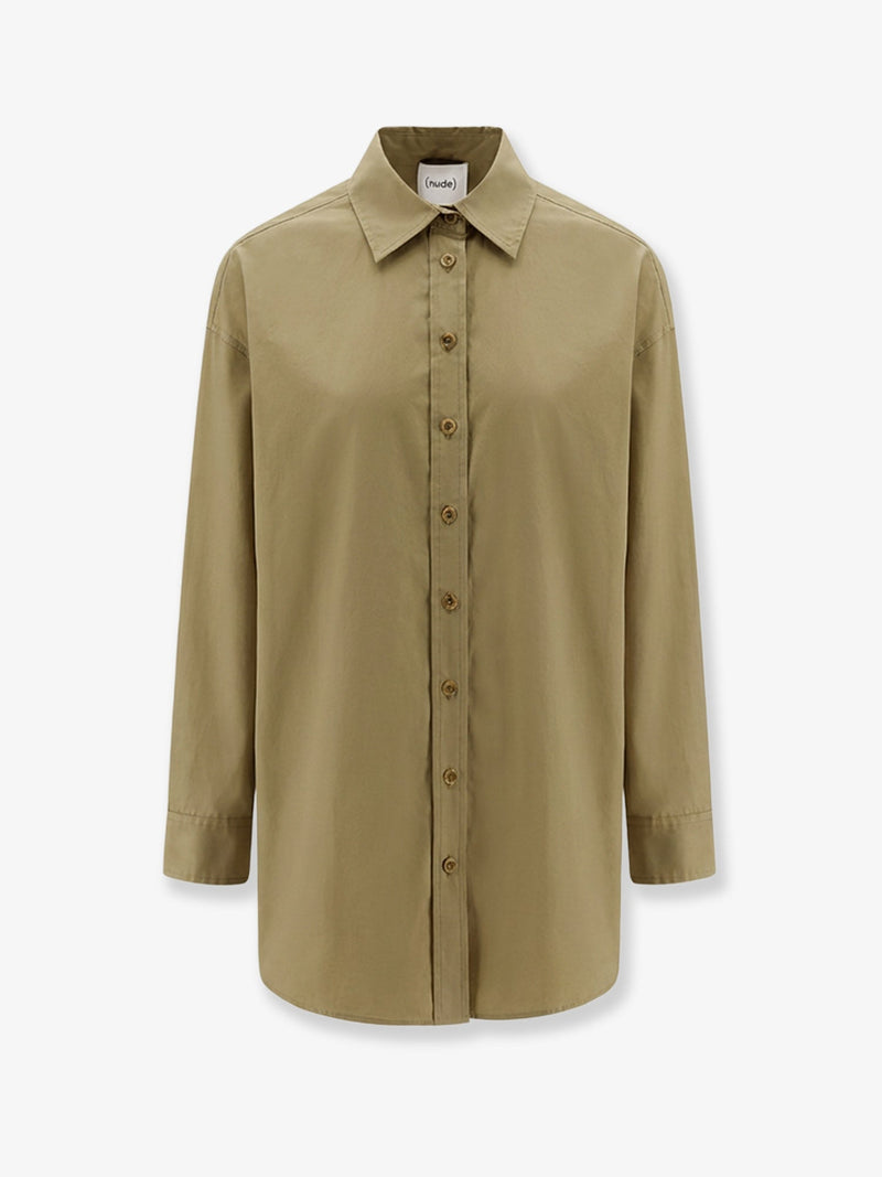 Nude Nude Cotton Shirt Green Women - World Class Fashion
