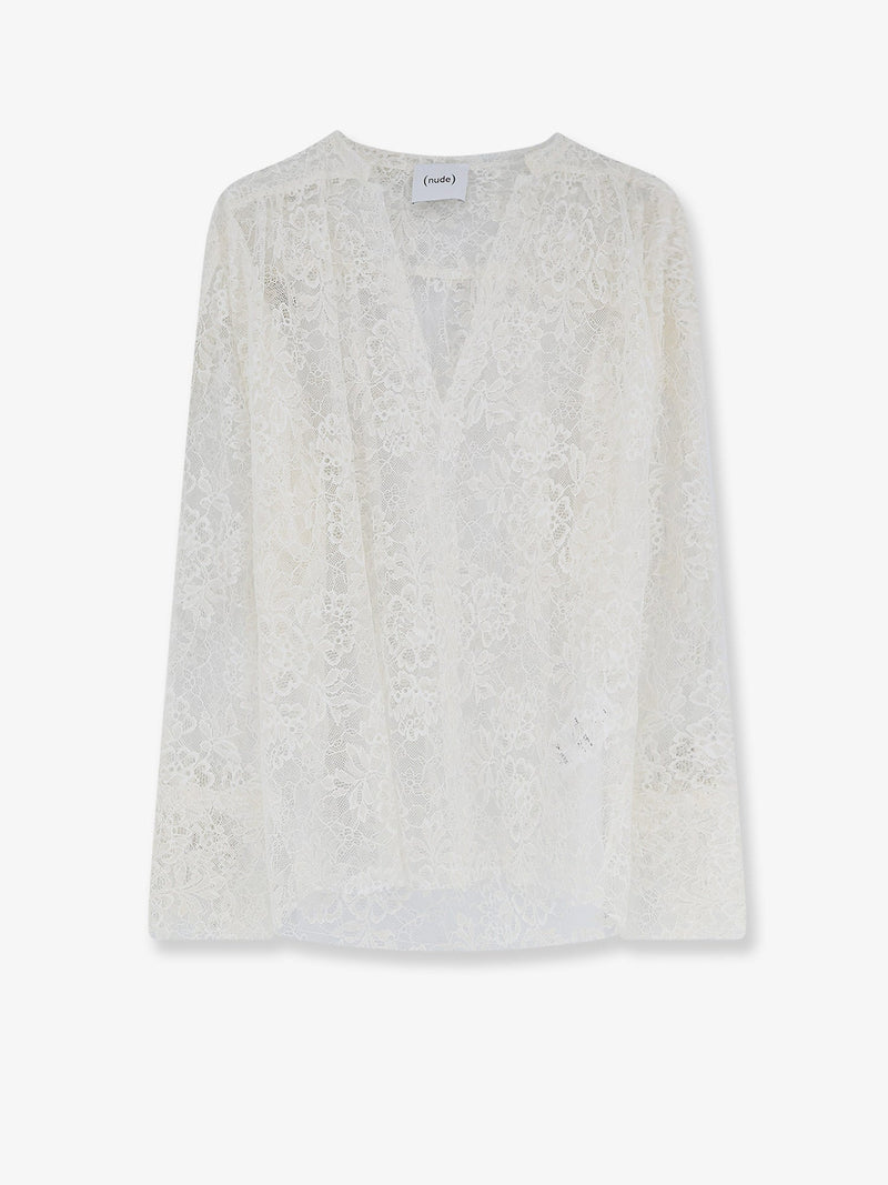 Nude Nude Lace Shirt White Women - World Class Fashion