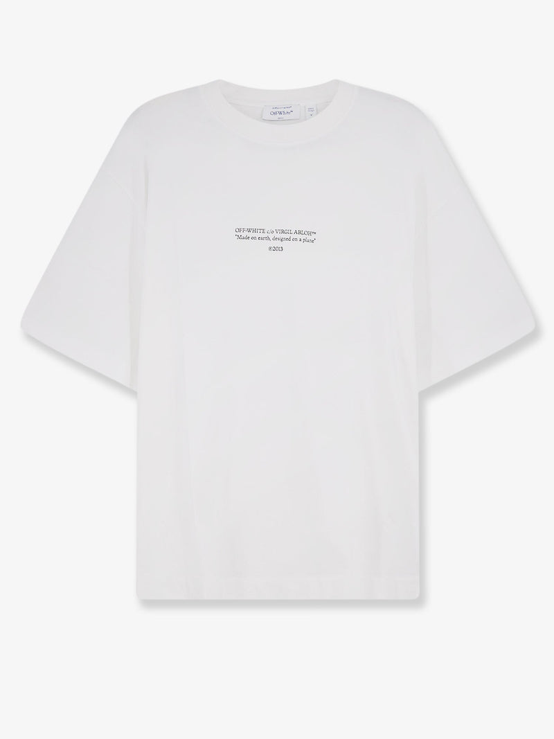 Off-White Off-White Statement Cotton T-Shirt White - World Class Fashion