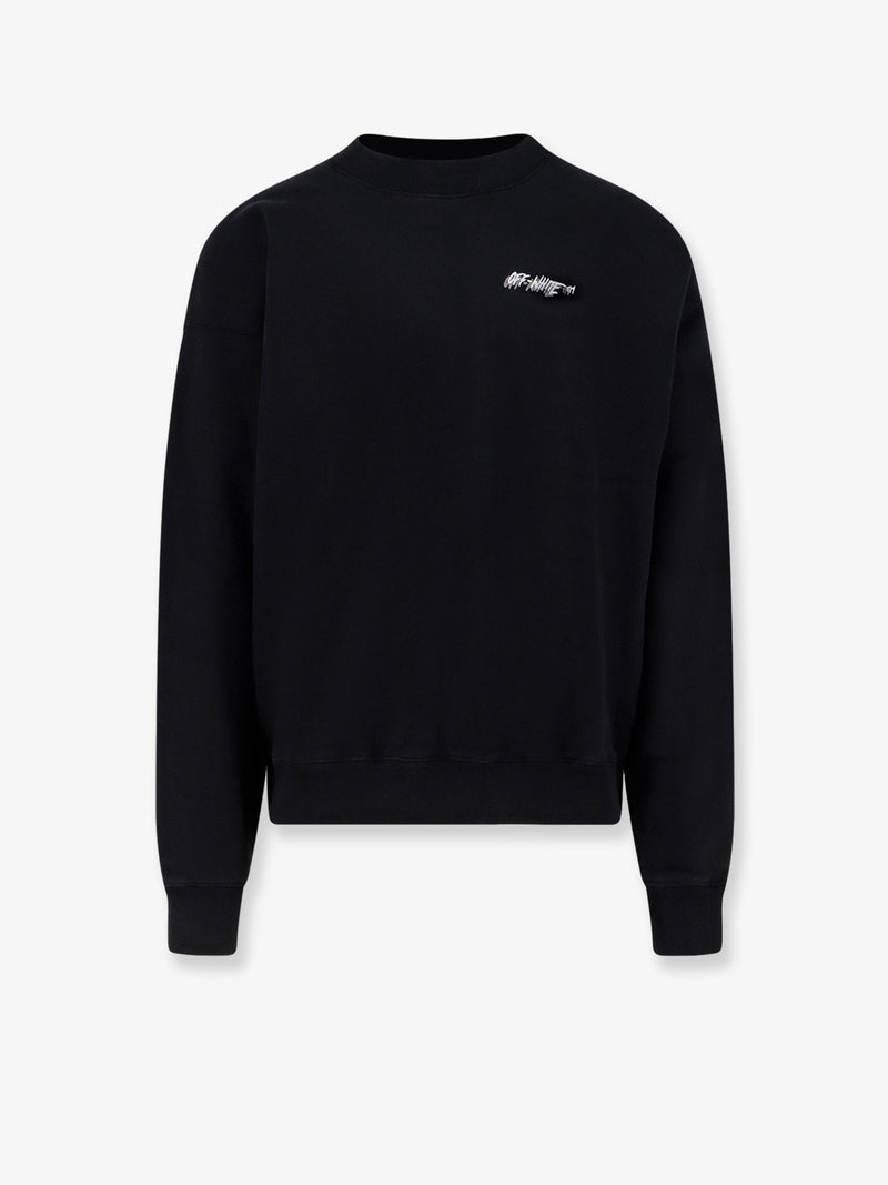 Off-White Off-White Cotton Sweatshirt Black Men - World Class Fashion