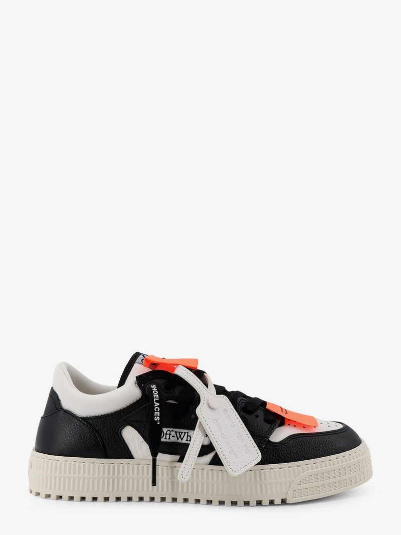 Off-White Off-White 3.0 Court Low Top Leather Sneakers Black - World Class Fashion